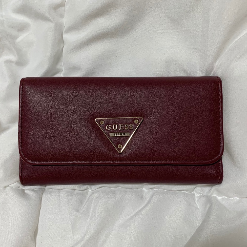 MAROON/DARK RED FOLD WALLET